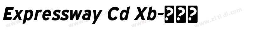 Expressway Cd Xb字体转换 Expressway Cd Xb字体转换